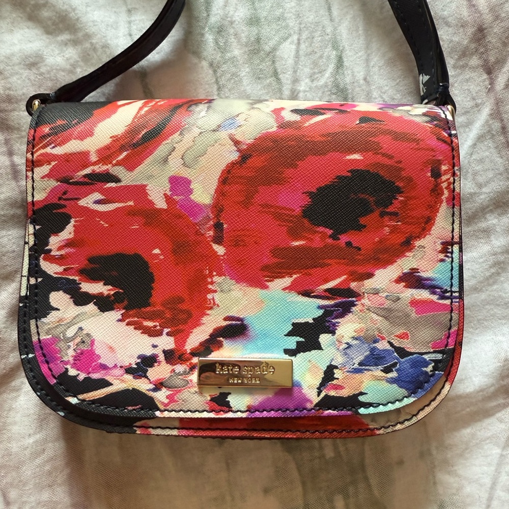 Kate Spade Abstract Floral Crossbody Bag - Picture 2 of 5